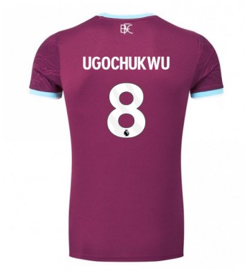 Burnley Lesley Ugochukwu #8 Hjemmebanetrøje 2025-26 Kortærmet